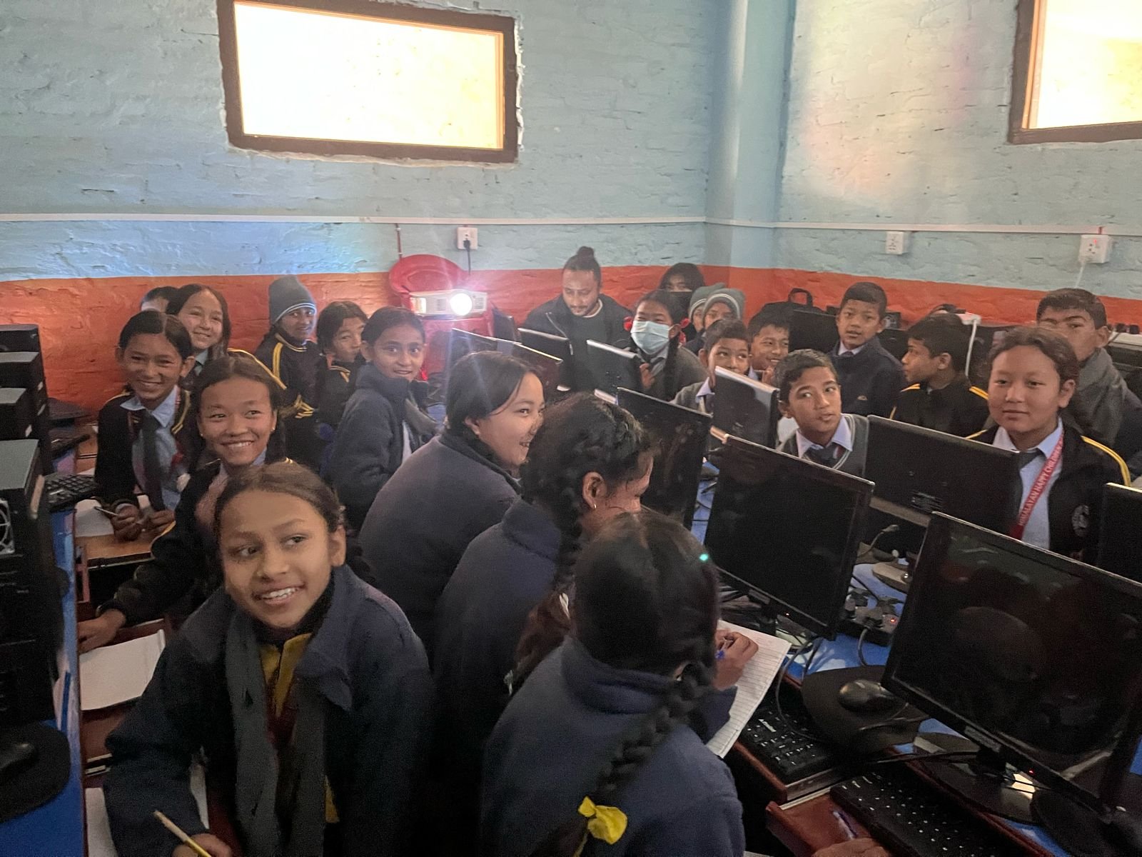 Showing their interest in Digital Education.