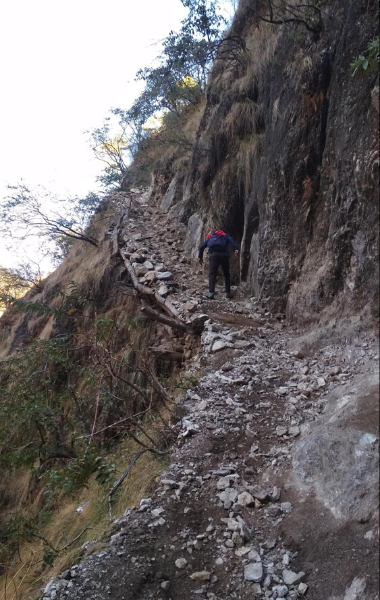 Steep climbs make for spectacular views in Darchula