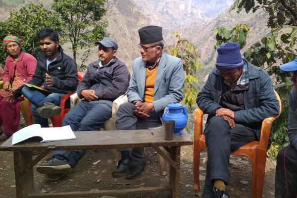 Discussions with teachers and School Management Team Darchula 2019