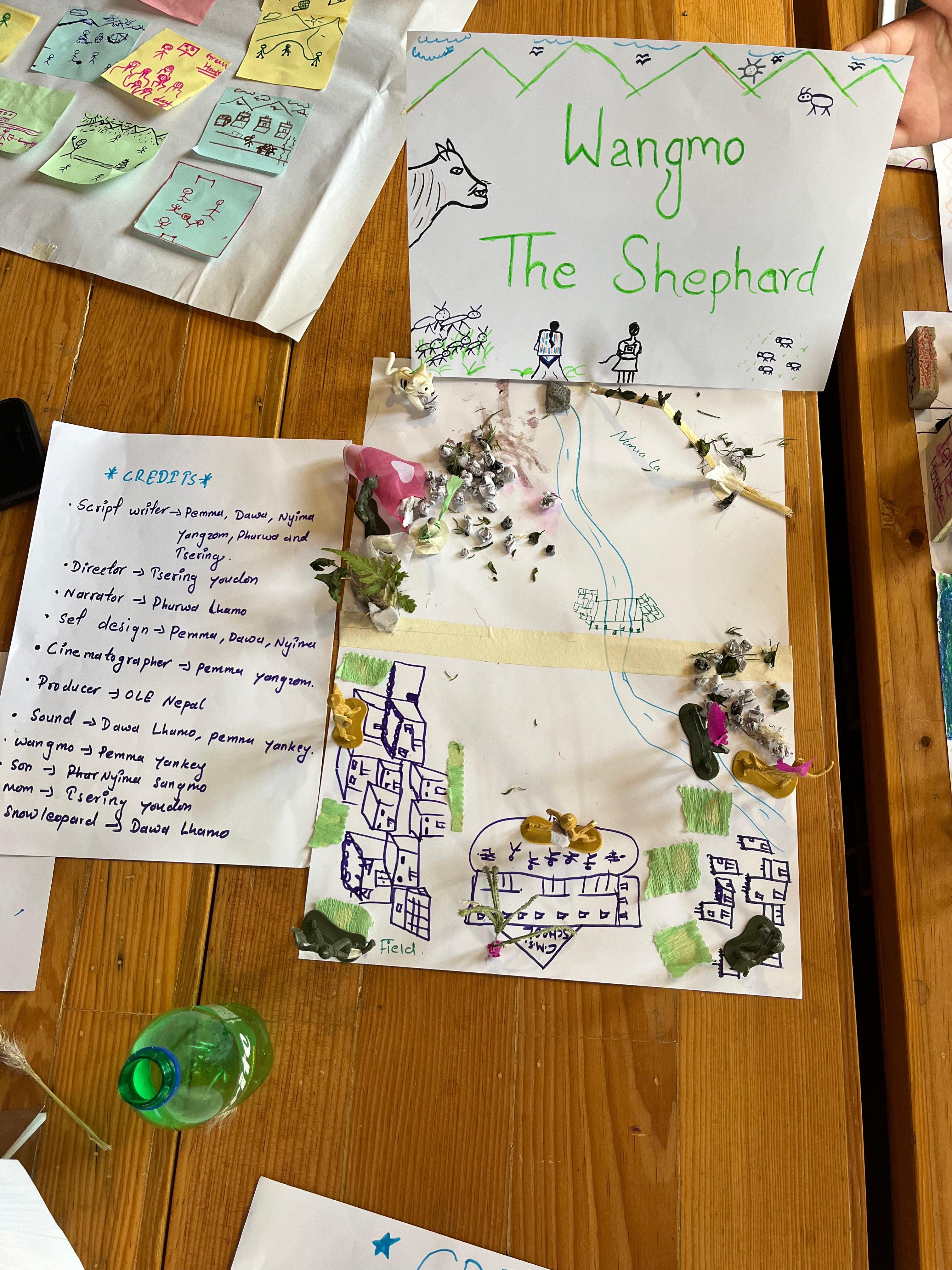story developed by students during workshop