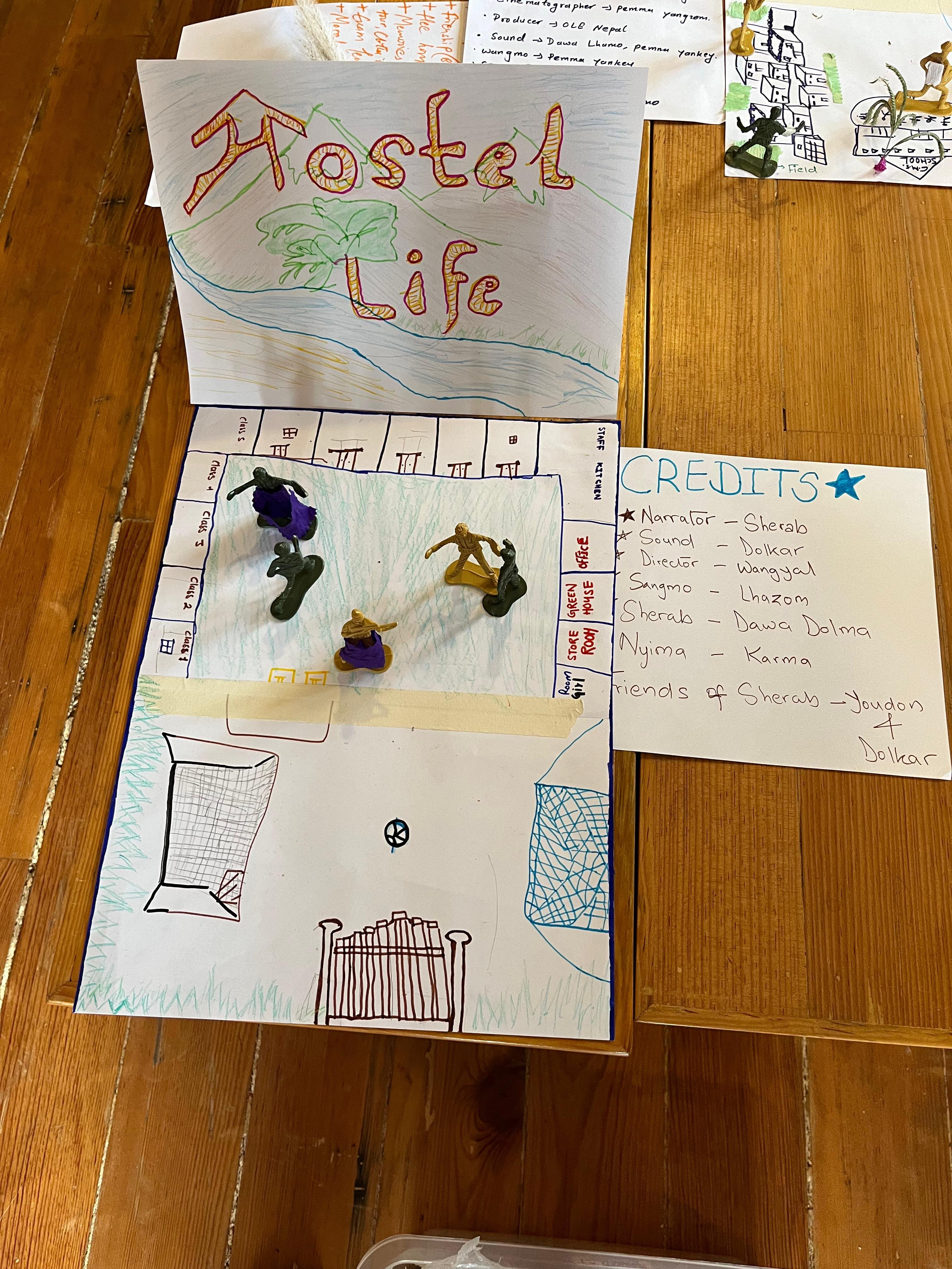story developed by students during workshop