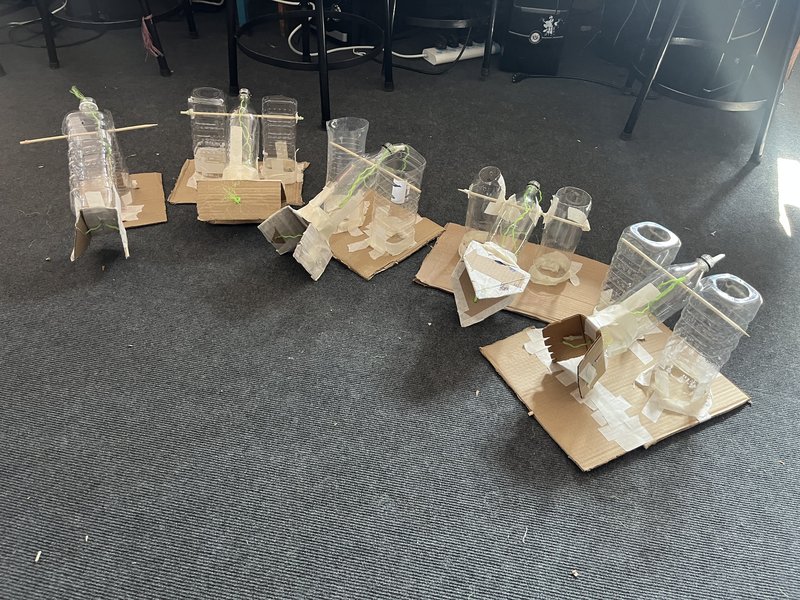 Mechanical arms made by students