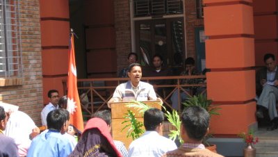 baburam_speaks_at_ceremony