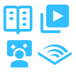diverse learning resources icon