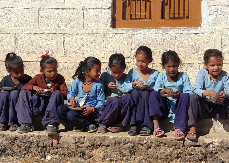 Lunch time in Baitadi